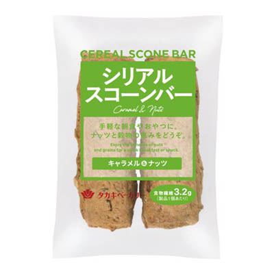 タカキベーカリー　シリアルスコーンバー　キャラメル＆ナッツ　2個