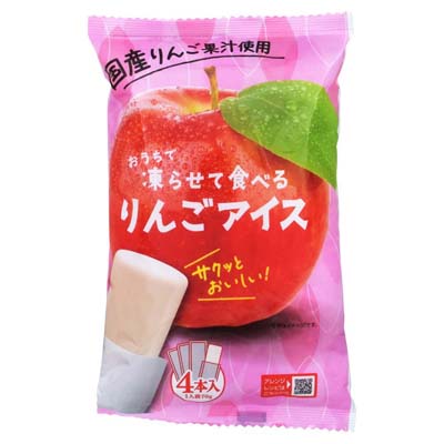 谷尾食糧　おうちで凍らせて食べる　りんごアイス　70ｇ×4本入