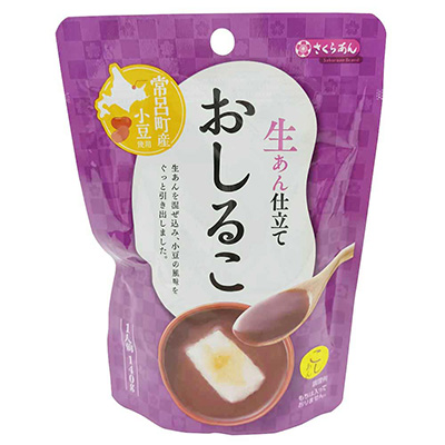 谷尾食糧 生あん仕立て おしるこ こしあん 140g