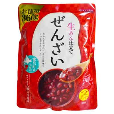 谷尾食糧　お徳用生あん仕立てぜんざい　360ｇ