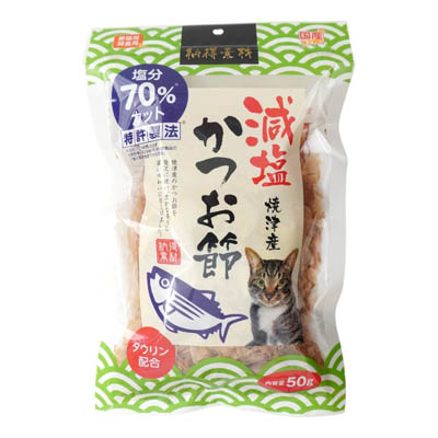 ペットライブラリー　納得素材　減塩焼津産かつお節　50ｇ