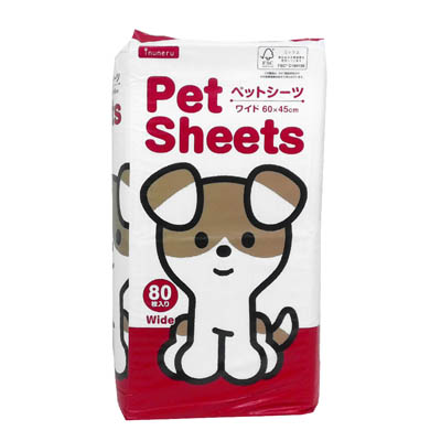 ペットライブラリー　ペットシーツ　ワイド　80枚入