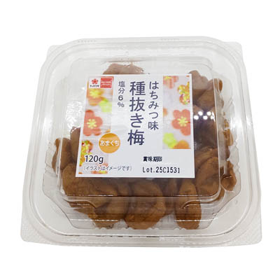 トノハタ　はちみつ味種抜き梅　120g