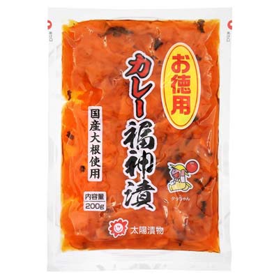 太陽漬物　国産大根使用　カレー福神漬け 180ｇ