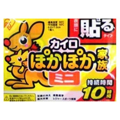 アイリス　ぽかぽか家族 貼るタイプカイロ ミニ 10個入