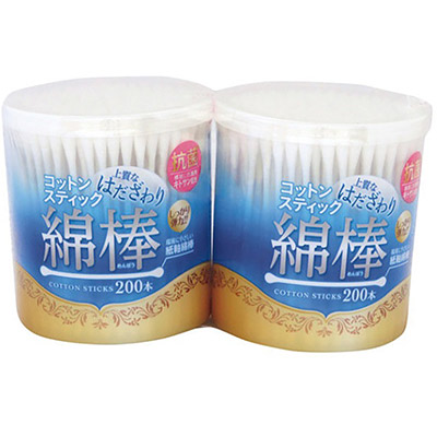 抗菌 綿棒 200本×2個パック