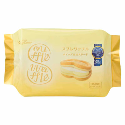 銀座コージーコーナー スフレワッフル(ホイップ&カスタード)