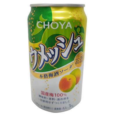 チョーヤ ウメッシュ 本格梅酒ソーダ 350ml