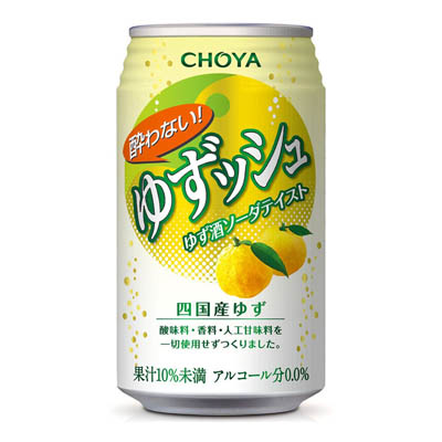 チョーヤ酔わないゆずッシュ350ml