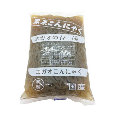 エガオ　糸こんにゃく黒　230ｇ