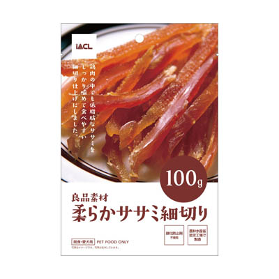 良品素材　柔らかササミ細切り　小袋　１００ｇ