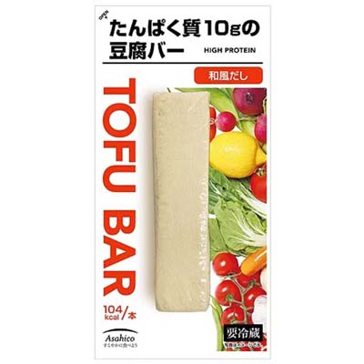 アサヒコ　たんぱく質10gの豆腐バー和風だし１本