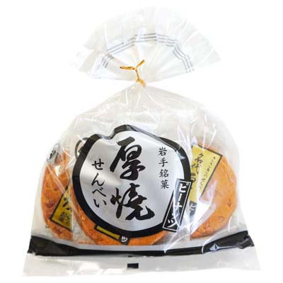 佐々木製菓　名代厚焼せんべい　6枚入
