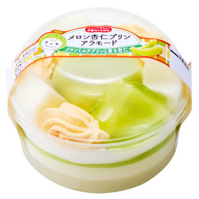 ドンレミー メロン杏仁プリンアラモード
