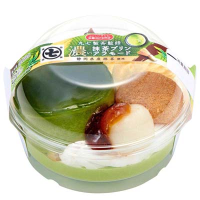 ドンレミー 丸七製茶監修 濃い抹茶プリンアラモード 1個