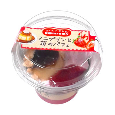 ドンレミー　ミニプリンと苺のパフェ　1個