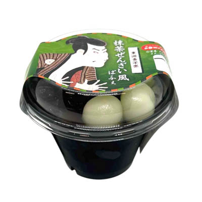 ドンレミー　抹茶ぜんざい風ぱふぇ