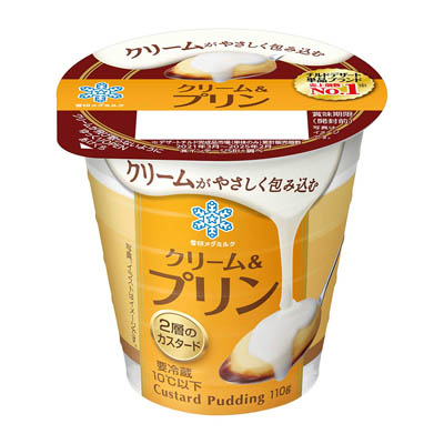 雪印メグミルク クリーム&プリン 110g