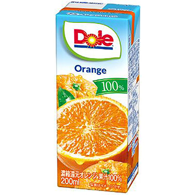 雪印 Doleオレンジ100% 200ml