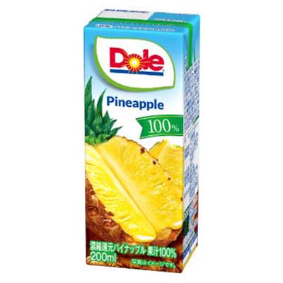 雪印 Doleパイナップル100% 200ml