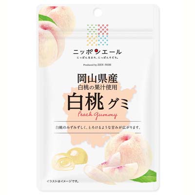 全農 岡山県産 白桃グミ 40g