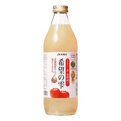 ＪＡアオレン　希望の雫りんごジュース　1000ｍｌ