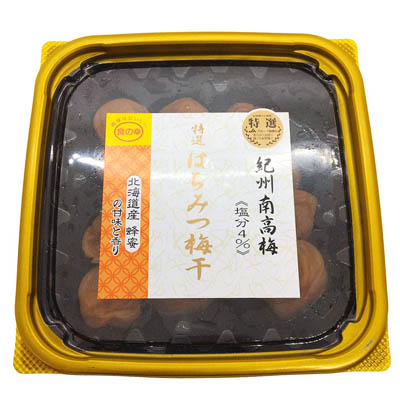 食の幸　特選紀州南高梅はちみつ梅干　２１０ｇ