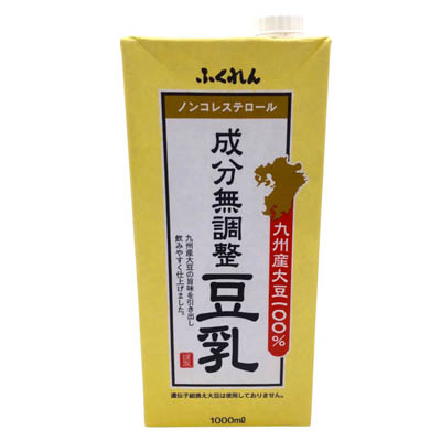 ふくれん 九州産大豆無調整豆乳 1000ml