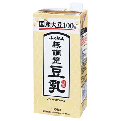 ふくれん　国産大豆無調整豆乳　1000ml
