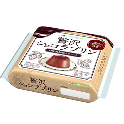 らくのうマザーズ 贅沢ショコラプリン4個