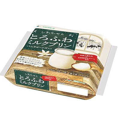 らくのう しあわせのとろふわミルクプリン