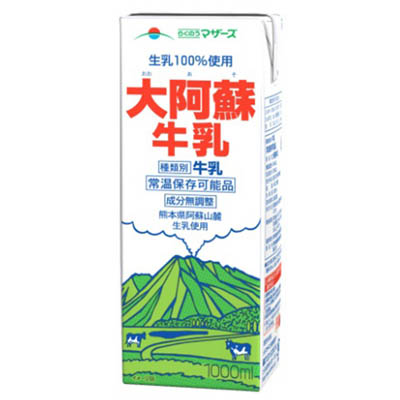 らくのうマザーズ 大阿蘇牛乳 1000ml