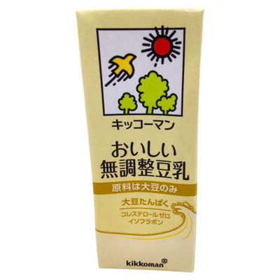 キッコーマン 無調整豆乳 200ml