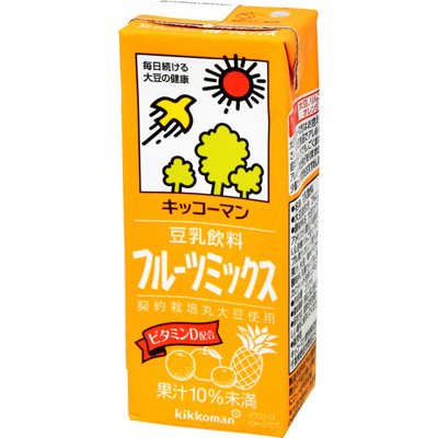 キッコーマン 豆乳飲料 フルーツミックス200ml