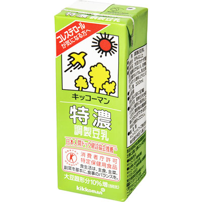 キッコーマン 特濃調製豆乳200ml