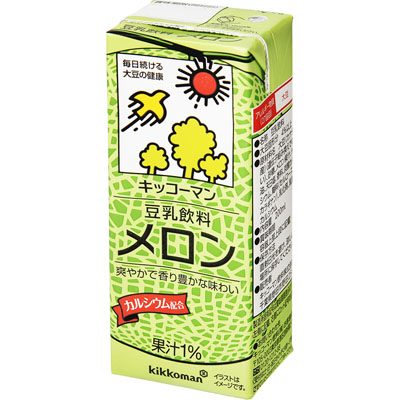 キッコーマン飲料豆乳飲料メロン200ml