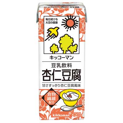 キッコーマン 豆乳飲料 杏仁豆腐 200ml