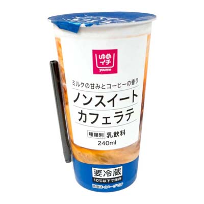 ゆめイチ　ノンスイートカフェラテ　240ｍｌ