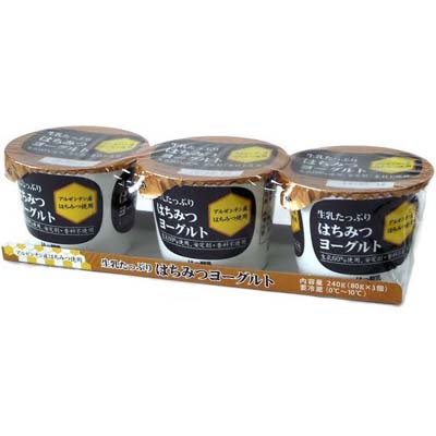 山陽乳業　生乳たっぷりはちみつヨーグルト３個入