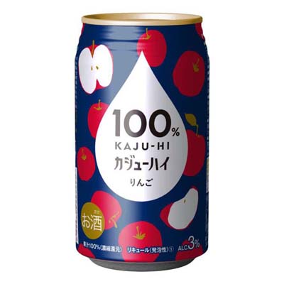 富永貿易　１００％カジューハイ　りんご　350ｍｌ