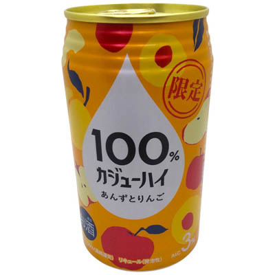 富永貿易　100％カジューハイ　あんずとりんご　340ｍｌ