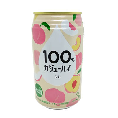 富永貿易　100％カジューハイ　もも　340ｍｌ