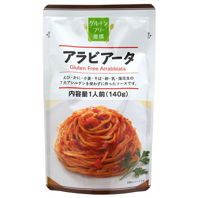 大潟村グルテンフリーアラビアータ140g