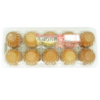 トップ卵元気らん卵赤　10個入