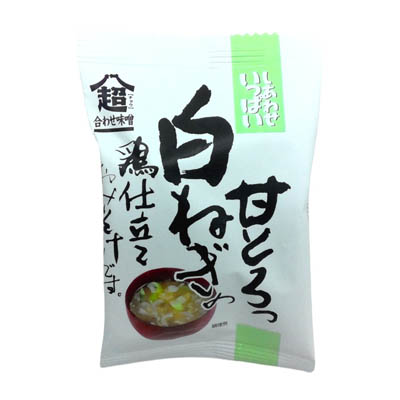 コスモス食品　しあわせいっぱい　甘とろっ白ねぎの鶏仕立ておみそ汁　1食