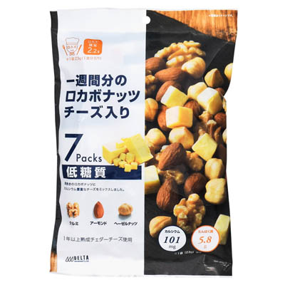 デルタ 1週間分のロカボナッツチーズ入り 7袋