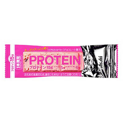 アサヒ　１本満足バー　プロテインストロベリー　1本