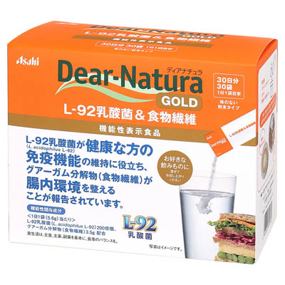 アサヒ　ディアナチュラゴールド　L-92乳酸菌&食物繊維　30日分