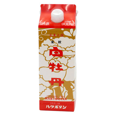 白牡丹　上撰パック９００ｍｌ