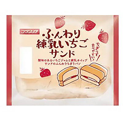 フランソア　ふんわり練乳いちごサンド